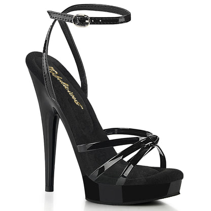 SULTRY-638 **6" Heel, 1" PF Wrap Around Knotted Strap Sandal