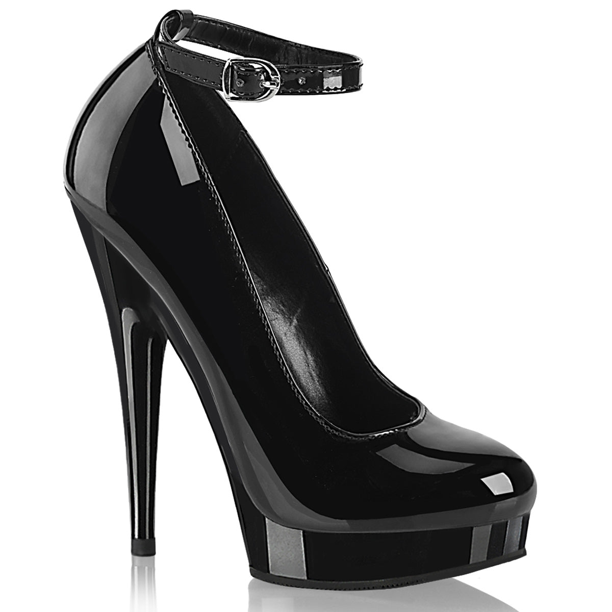 SULTRY-686 **6" Heel, 1" PF Ankle Strap Pump