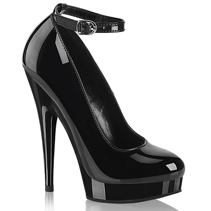 SULTRY-686 **6" Heel, 1" PF Ankle Strap Pump