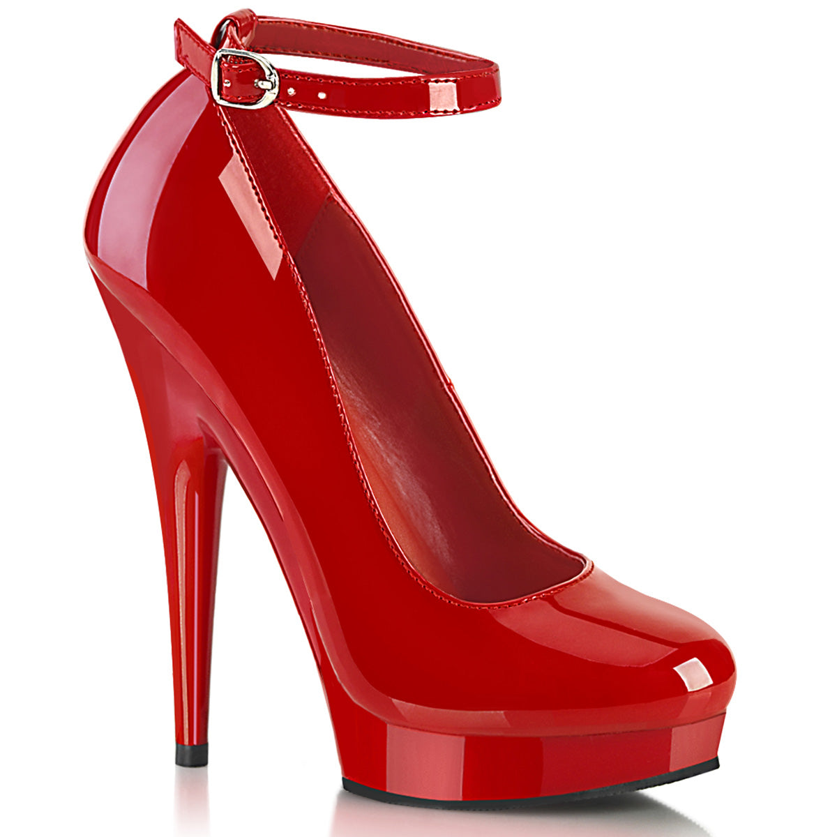 SULTRY-686 *6" Heel, 1" PF Ankle Strap Pump