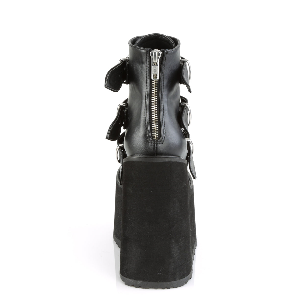 SWING-105 5 1/2" PF Ankle Boot w/ 3 Buckle Straps, Back Zip
