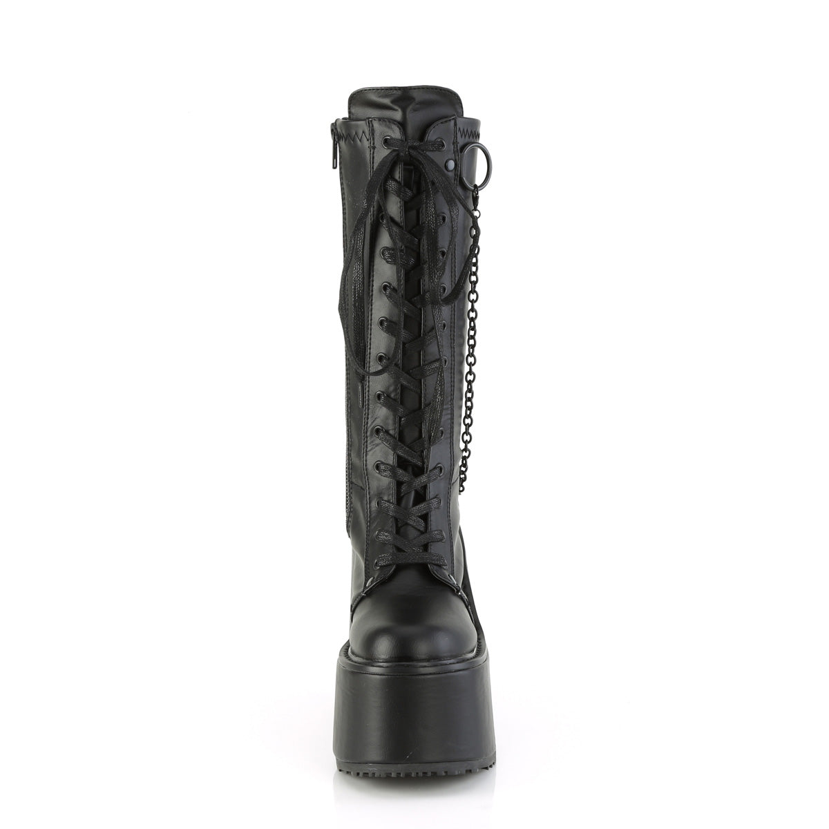 SWING-150 *5 1/2" PF Lace-Up Knee High Boot, Side Zip