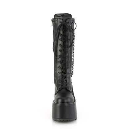SWING-150 *5 1/2" PF Lace-Up Knee High Boot, Side Zip
