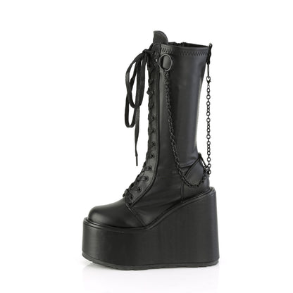 SWING-150 *5 1/2" PF Lace-Up Knee High Boot, Side Zip