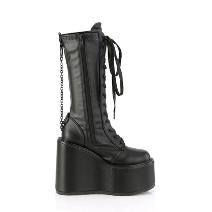 SWING-150 *5 1/2" PF Lace-Up Knee High Boot, Side Zip