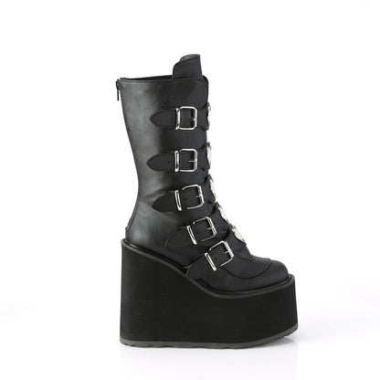 SWING-230 5 1/2" PF Mid-Calf Boot w/5 BuckleStraps, BackMetalZip