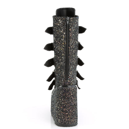 SWING-230G *5 1/2" PF Mid-Calf Boot w/ 5 Buckle Straps, Back Metal Zip