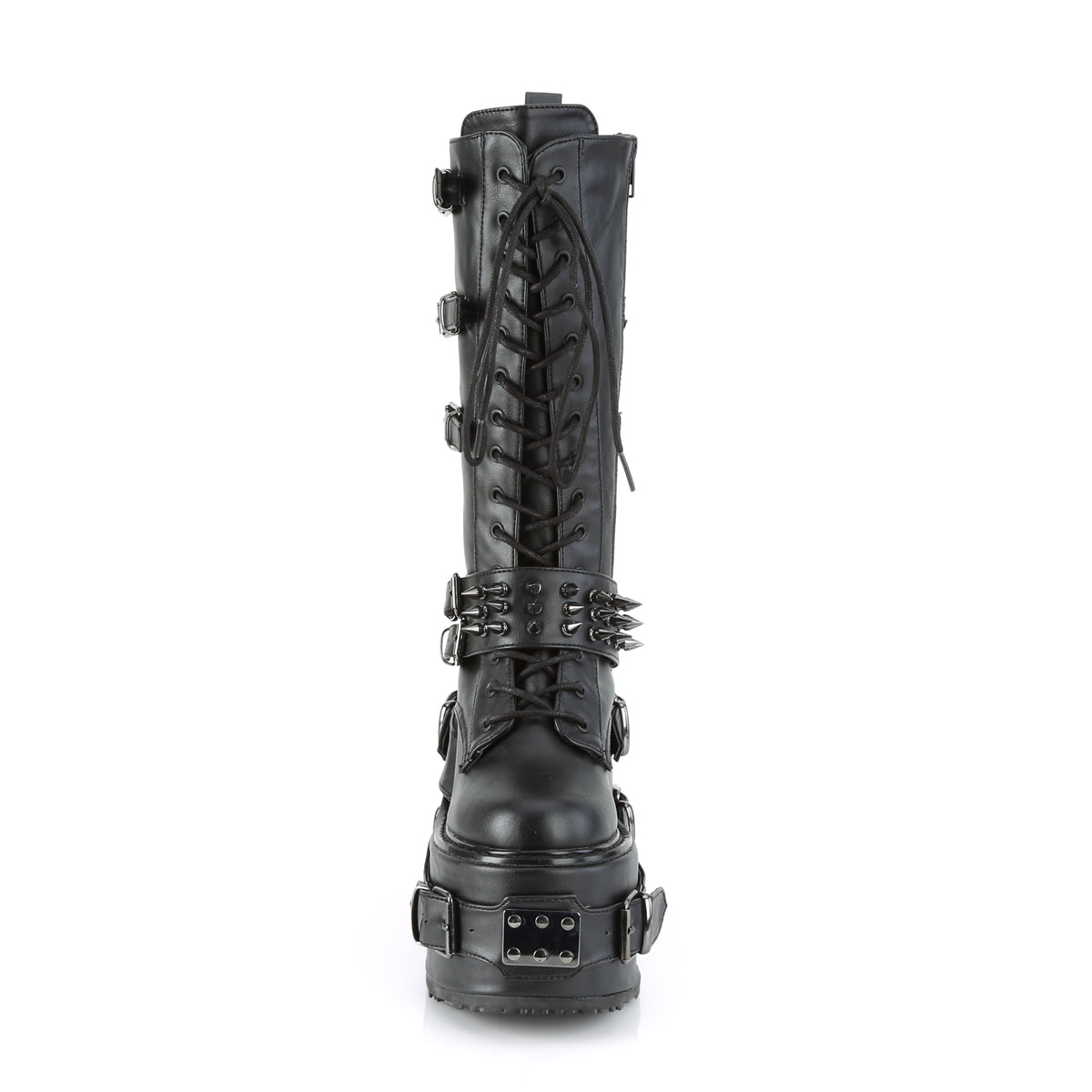 SWING-327 5 1/2" PF Lace-Up Mid-Calf Boot, Side Zip