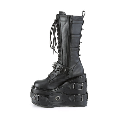 SWING-327 5 1/2" PF Lace-Up Mid-Calf Boot, Side Zip