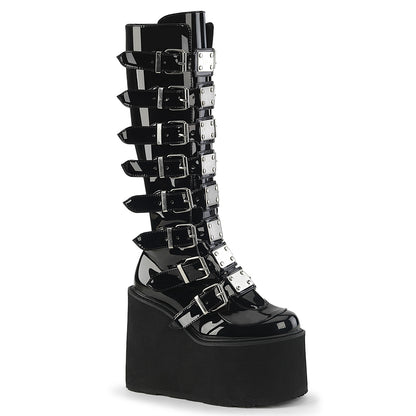 SWING-815 5 1/2" PF Goth Punk Gogo Cyber Knee BT w/ Metal Plates
