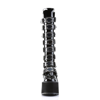 SWING-815 5 1/2" PF Goth Punk Gogo Cyber Knee BT w/ Metal Plates