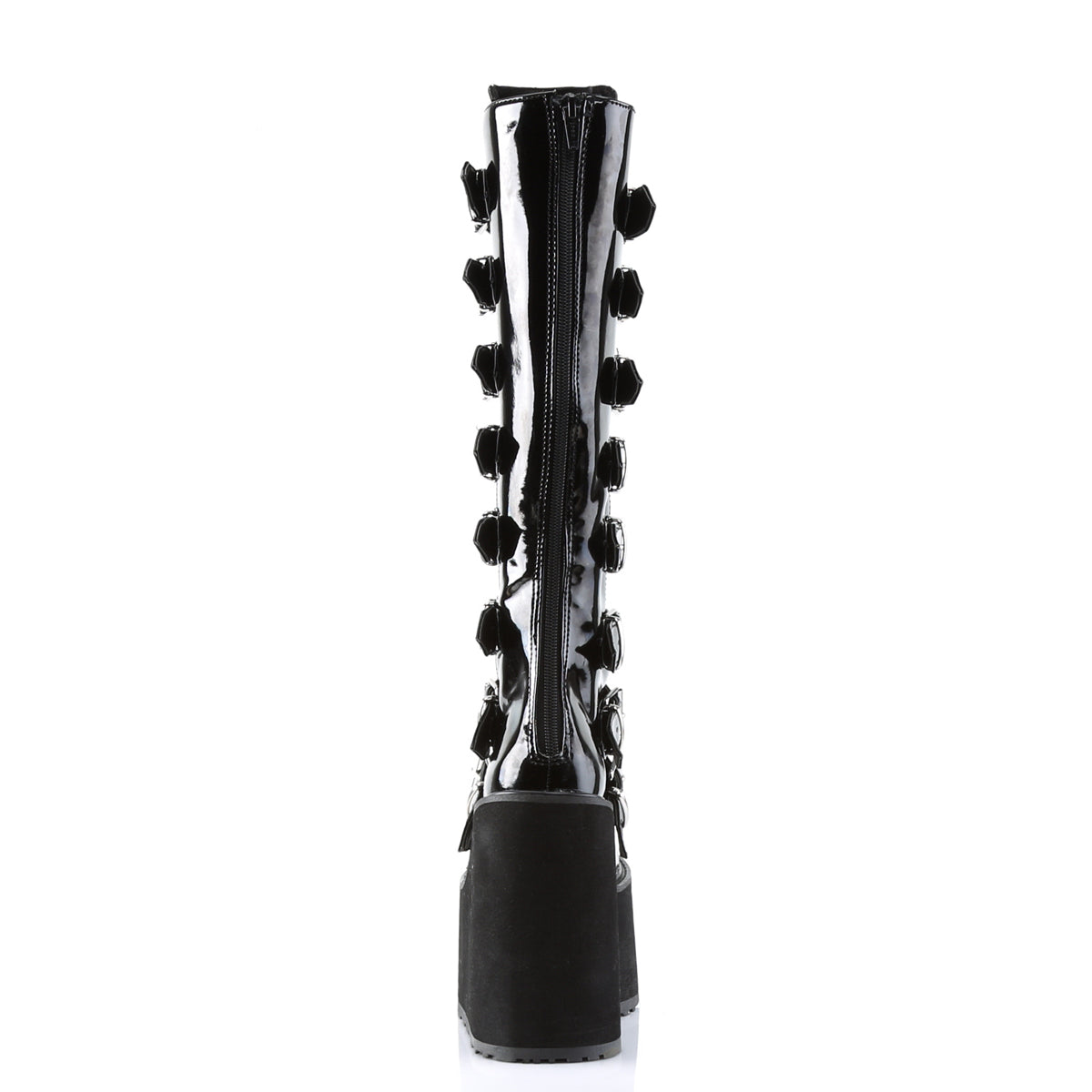 SWING-815 5 1/2" PF Goth Punk Gogo Cyber Knee BT w/ Metal Plates