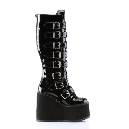 SWING-815 5 1/2" PF Goth Punk Gogo Cyber Knee BT w/ Metal Plates