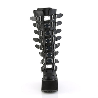 SWING-815WC 5 1/2" PF Wide Calf Knee Boot w/ Buckle Straps, Back Zip