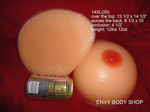 Envy Body Shop Classic Tear Drop Silicone Breast Forms