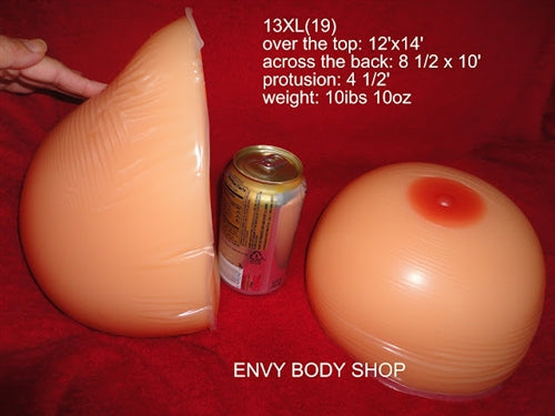 Envy Body Shop Classic Tear Drop Silicone Breast Forms