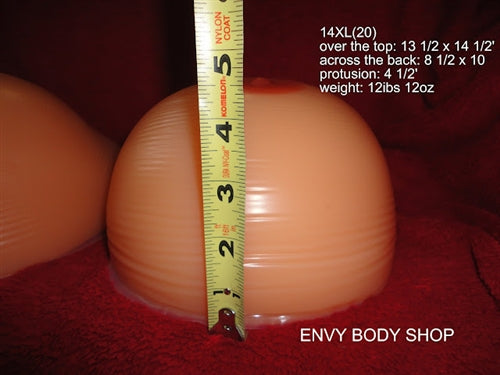Envy Body Shop Classic Tear Drop Silicone Breast Forms