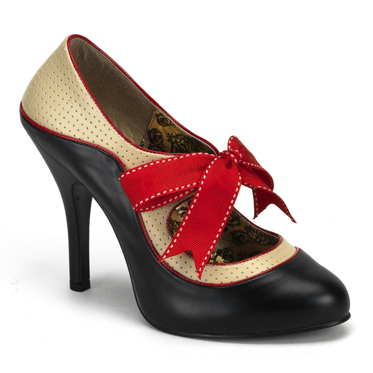 TEMPT-27 *4 1/2" Heel 2 Tone Pump W/Concealed Platform