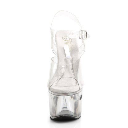 TIPJAR-708-2 7" Heel, 2 3/4" PF Ankle Strap Sandal