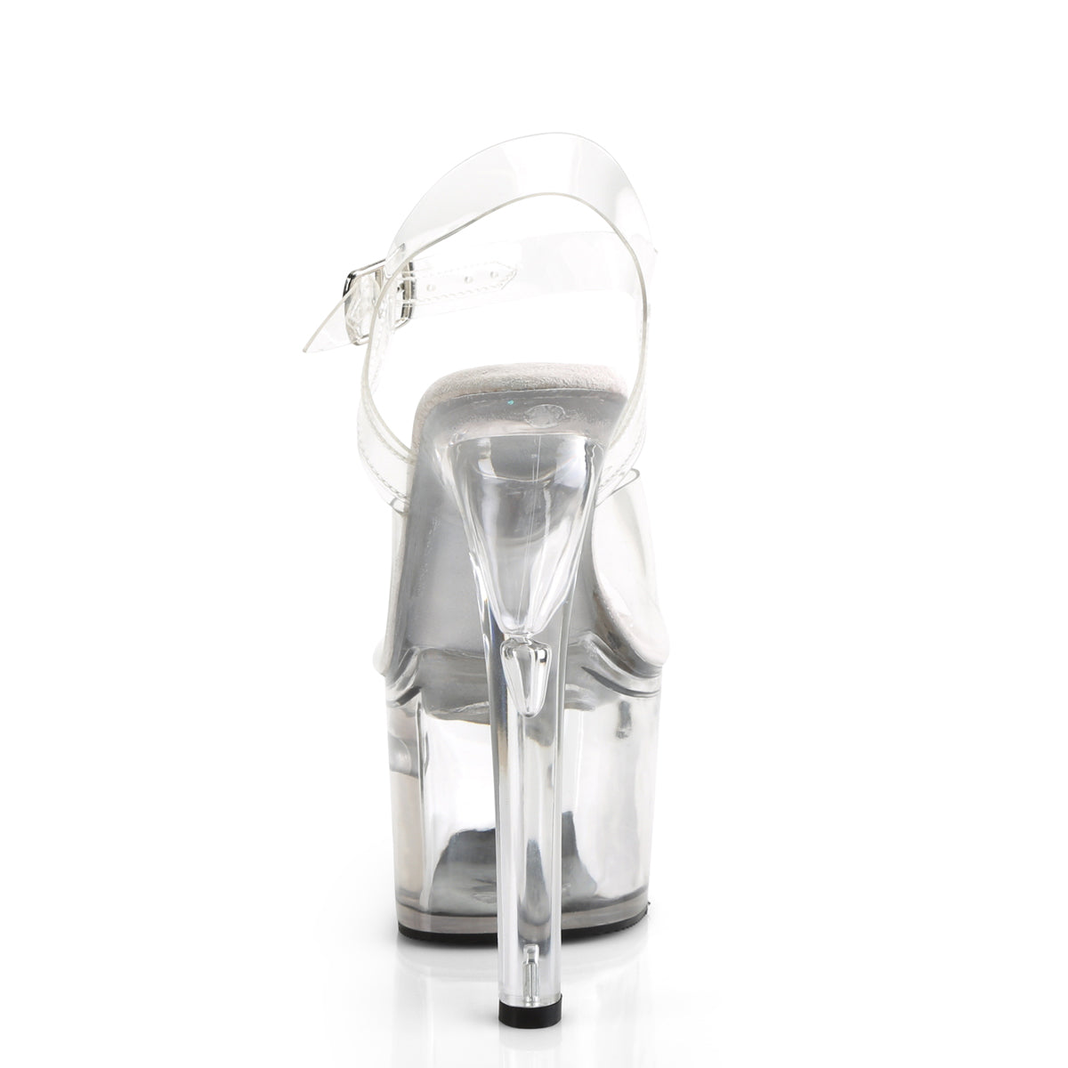 TIPJAR-708-2 7" Heel, 2 3/4" PF Ankle Strap Sandal