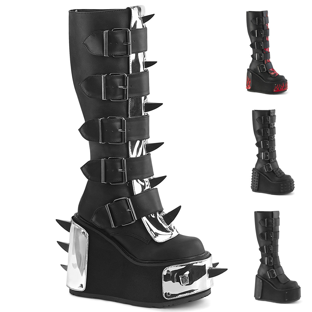 TRANSFORMER-800 5 1/2" Wedge PF Boot w/ Interchangeable Panels, Back Zip