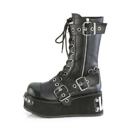 TRASHVILLE-250 3 1/4" PF Mid-Calf Boot w/ Wrap Around Straps, Outside Zip