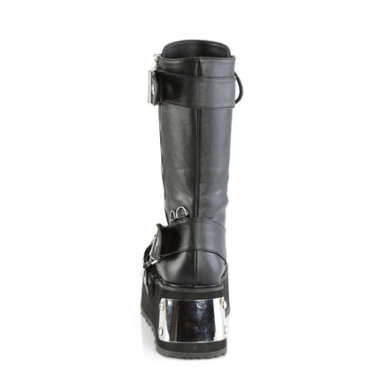 TRASHVILLE-250 3 1/4" PF Mid-Calf Boot w/ Wrap Around Straps, Outside Zip