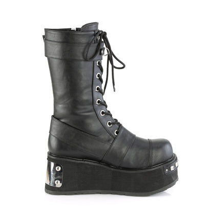 TRASHVILLE-250 3 1/4" PF Mid-Calf Boot w/ Wrap Around Straps, Outside Zip
