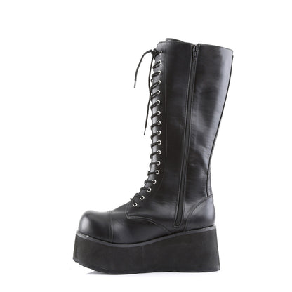 TRASHVILLE-502 3 1/4" PF Goth Punk 17 Eyelet Knee BT W/ Zipper