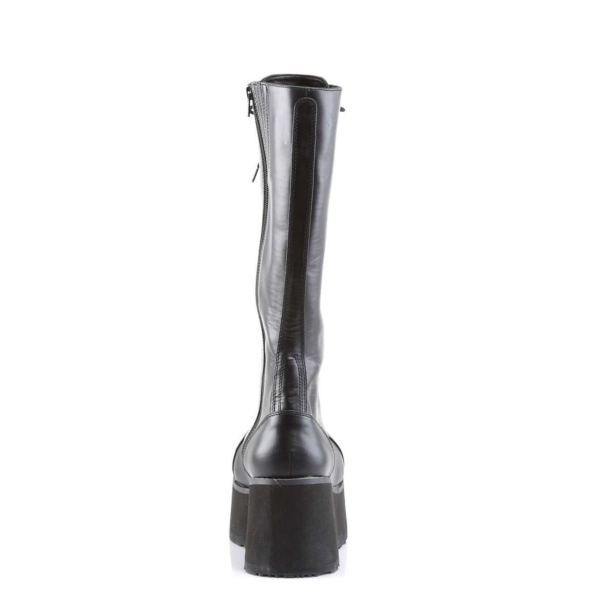 TRASHVILLE-502 3 1/4" PF Goth Punk 17 Eyelet Knee BT W/ Zipper
