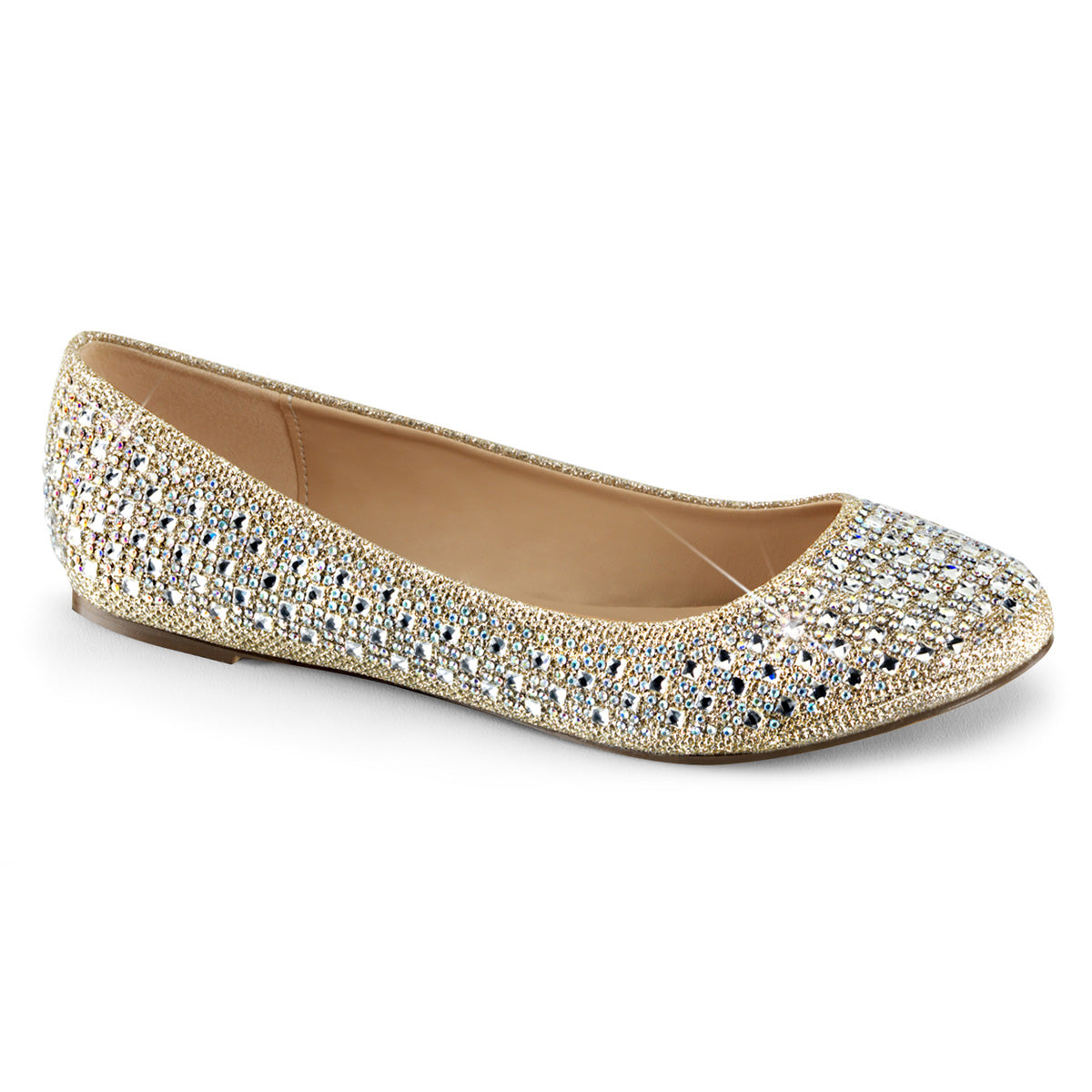 TREAT-06 *Round Toe Ballet Flat Embellished w/RS