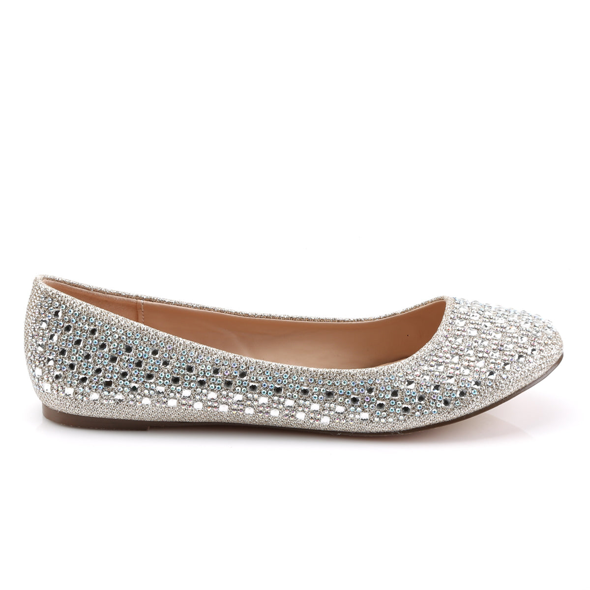 TREAT-06 *Round Toe Ballet Flat Embellished w/RS