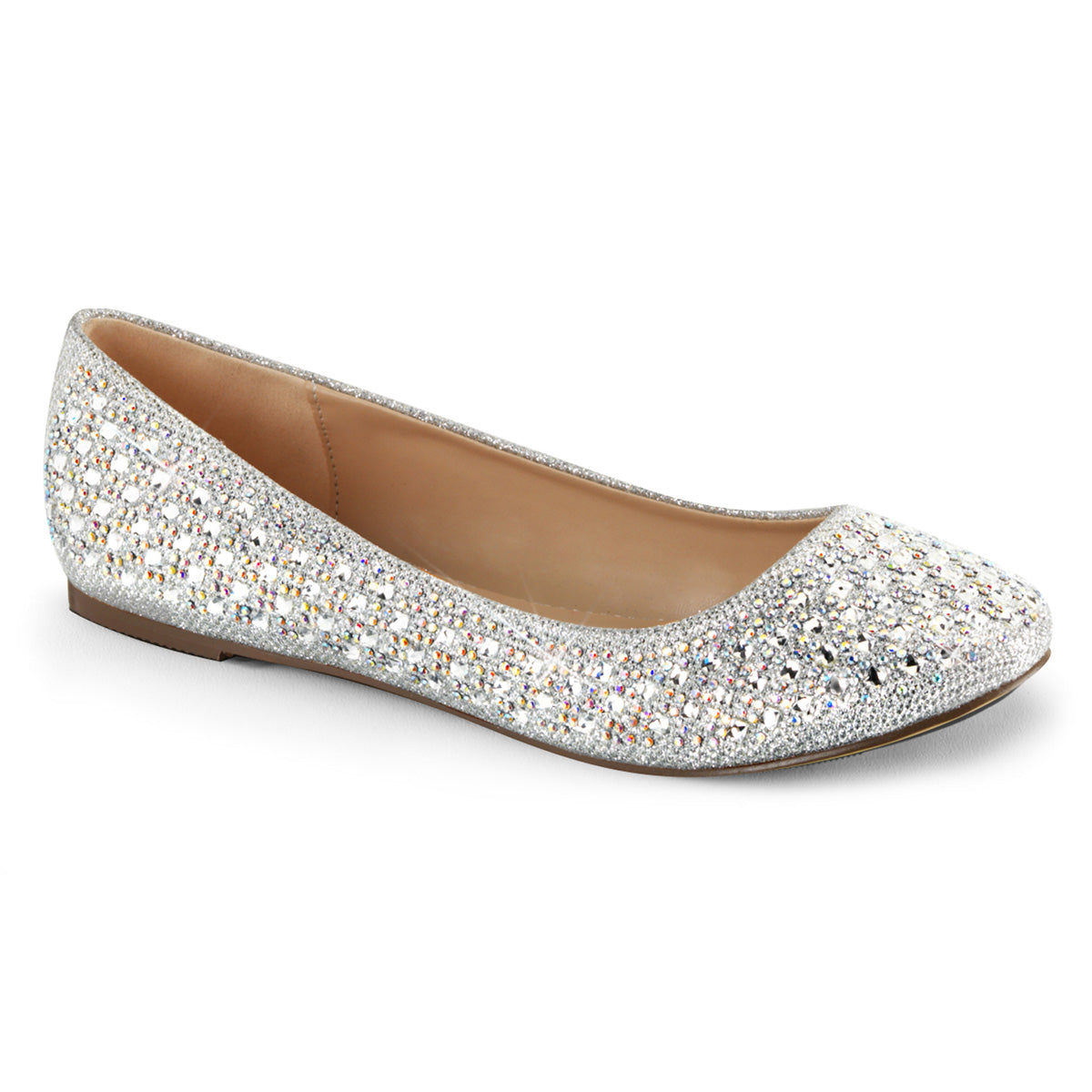 TREAT-06 *Round Toe Ballet Flat Embellished w/RS