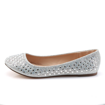 TREAT-06 *Round Toe Ballet Flat Embellished w/RS