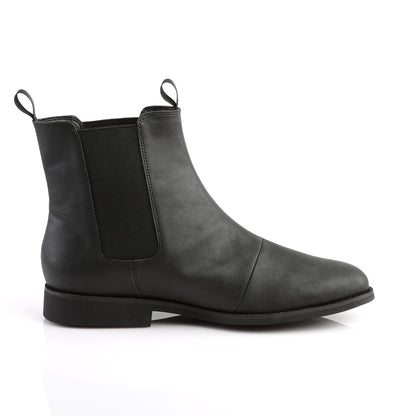 TROOPER-12 1" Flat Heel Pointed Toe Men's Pull-on Chelsea Ankle Boot