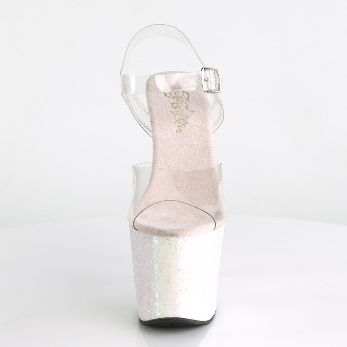 UNICORN-708LG 7" Heel, 3 1/4" PF Ankle Strap Sandal w/ Unicorn Heel