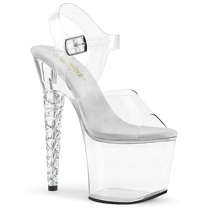 UNICORN-708RSH **7" Unicorn Heel, 3 1/4" PF Ankle Strap Sandal w/ RS Heel