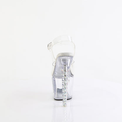 UNICORN-708TGRS 7" Unicorn Heel, 3 1/4" PF Ankle Strap Sandal w/RS Trucker G