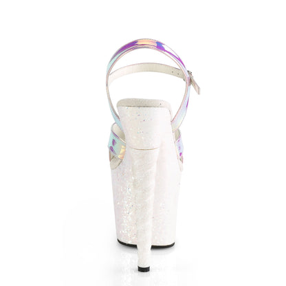 UNICORN-711LG *7" Heel, 3 1/4" PF Ankle Strap Sandal w/ Unicorn Heel