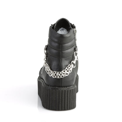 V-CREEPER-565 *2" PF Oxford Creeper Bootie, Outer Side Zip