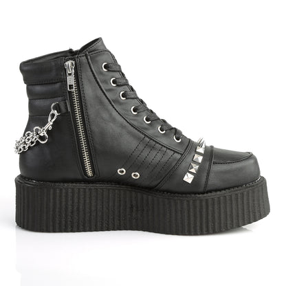 V-CREEPER-565 *2" PF Oxford Creeper Bootie, Outer Side Zip