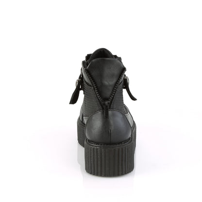 V-CREEPER-566 2" PF Oxford Creeper Bootie, Inner & Outer Side Zip