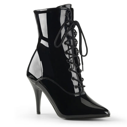 VANITY-1020 4" Lace-Up Ankle Boot, Side Zip