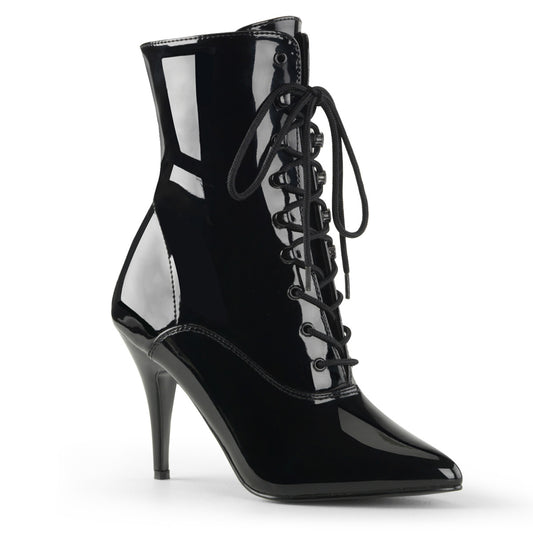 VANITY-1020 4" Lace-Up Ankle Boot, Side Zip