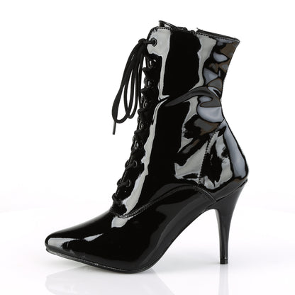 VANITY-1020 4" Lace-Up Ankle Boot, Side Zip