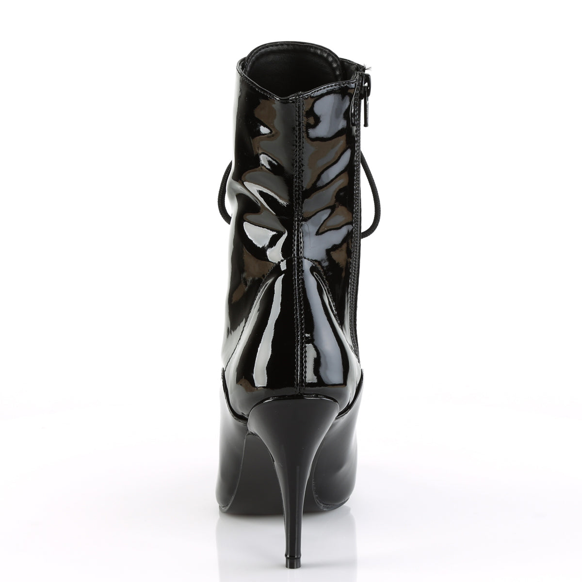 VANITY-1020 4" Lace-Up Ankle Boot, Side Zip