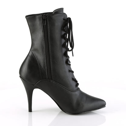 VANITY-1020 4" Lace-Up Ankle Boot, Side Zip
