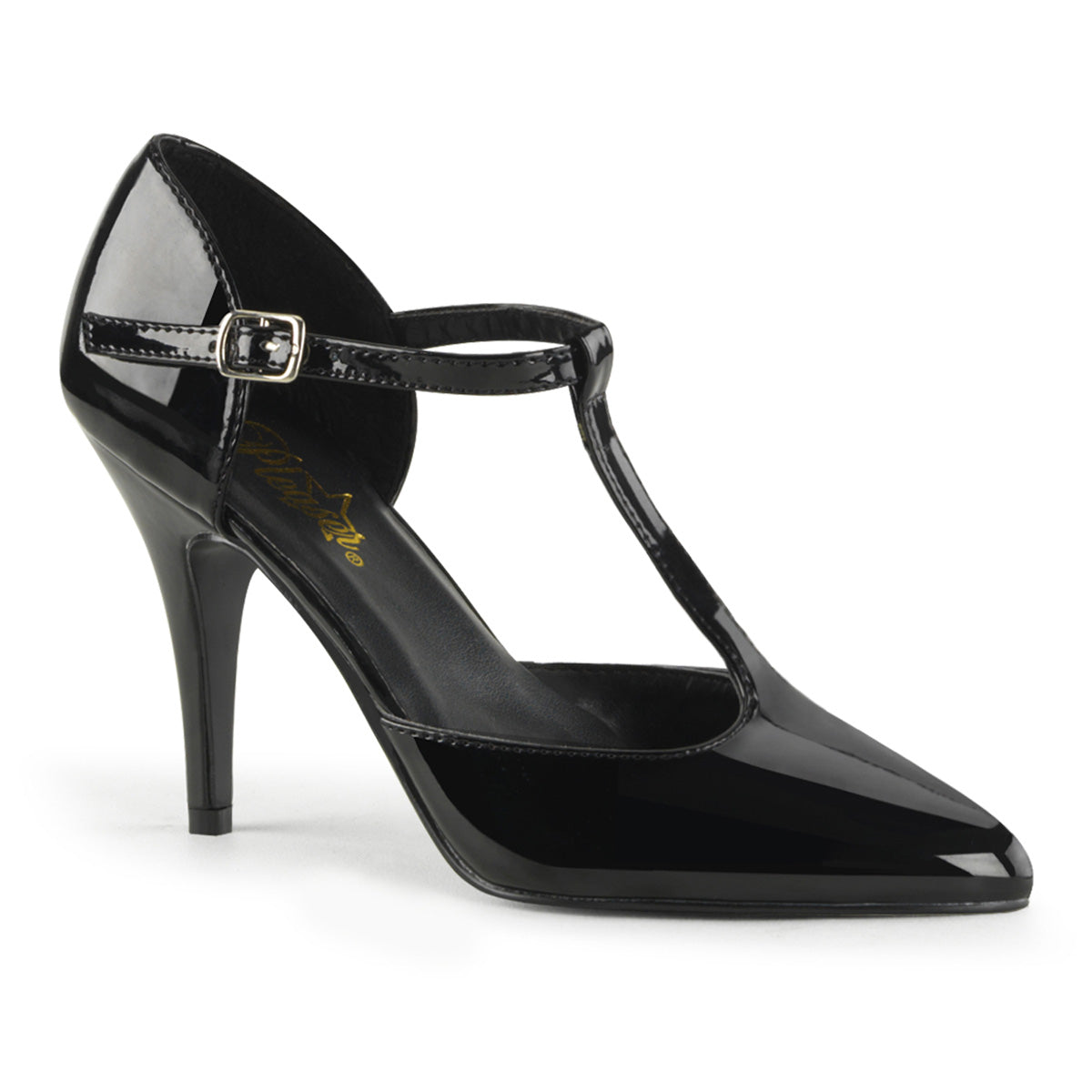 VANITY-415 4" T-Strap D'Orsay Style Pump