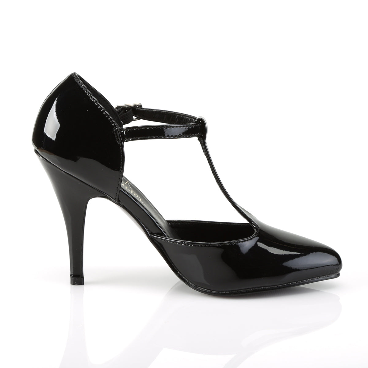 VANITY-415 4" T-Strap D'Orsay Style Pump