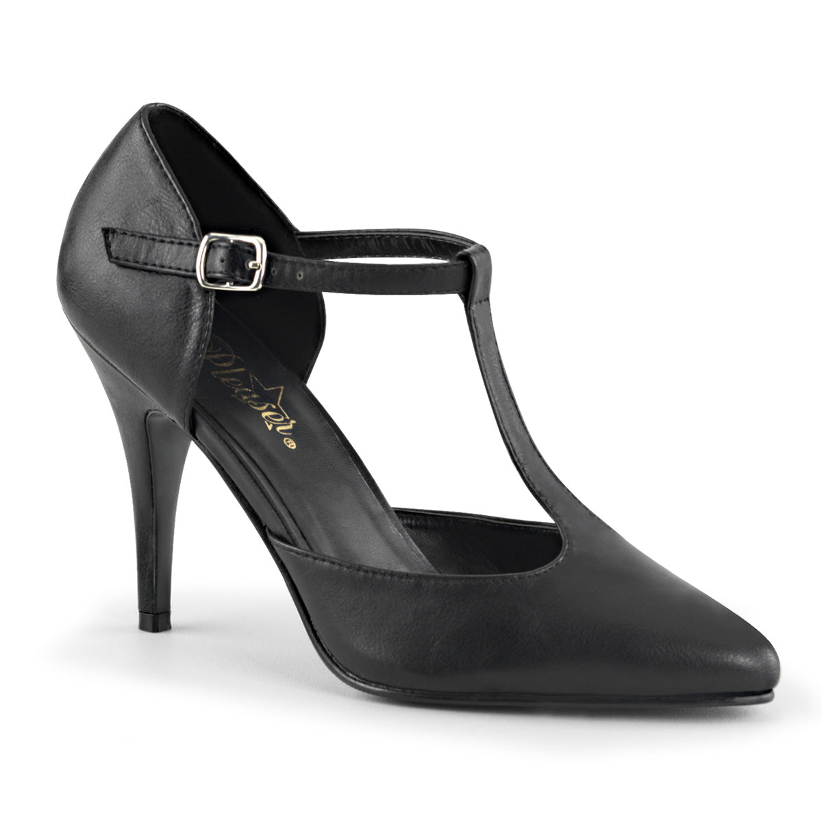 VANITY-415 4" T-Strap D'Orsay Style Pump